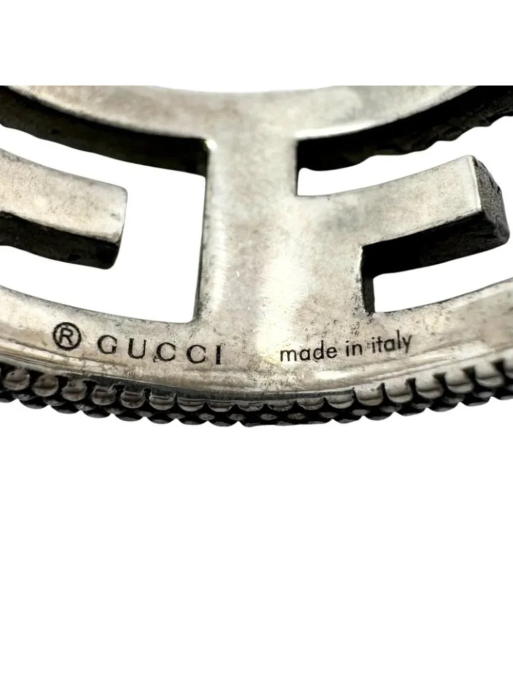 Gucci Square Silver Ring